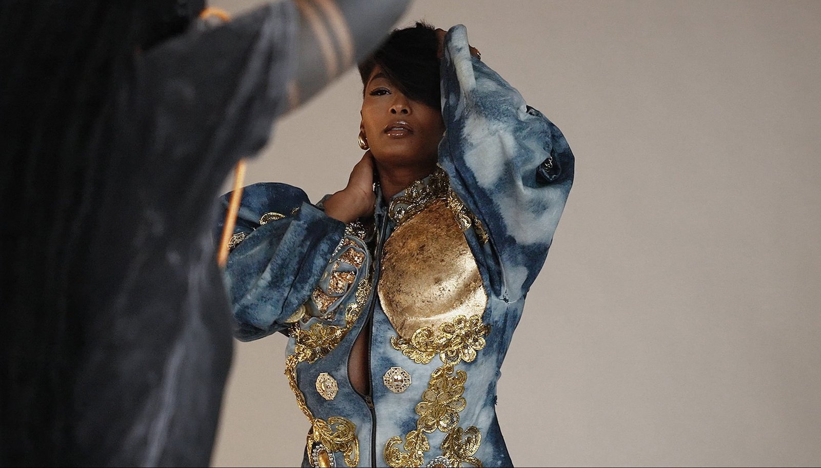 missfitstudios and tocarra jones photoshoot BTS.