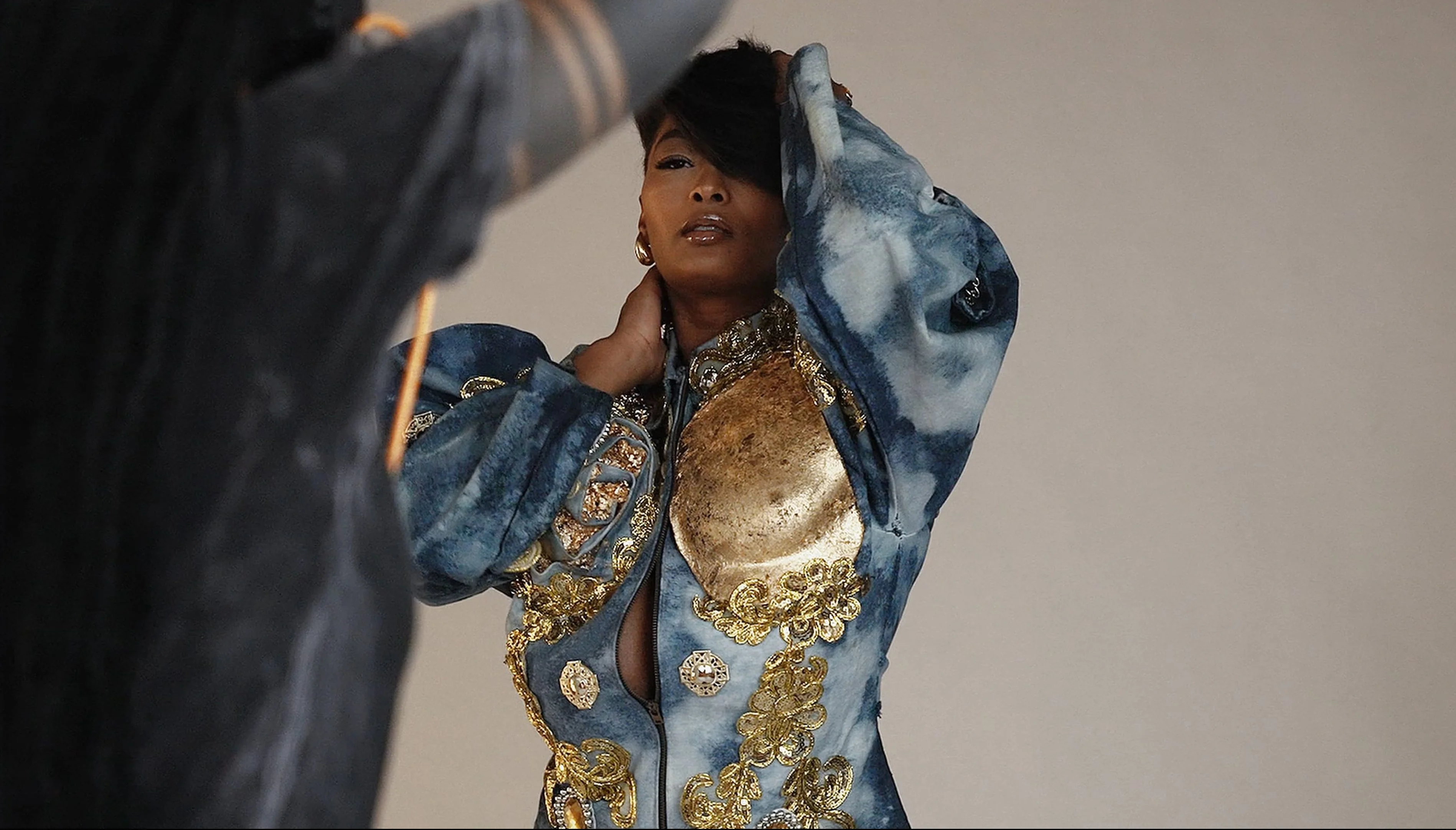 missfitstudios and tocarra jones photoshoot BTS.