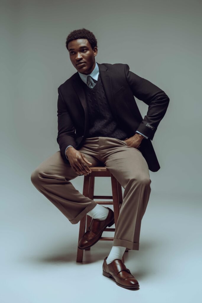 creative headshot session for aspiring actor